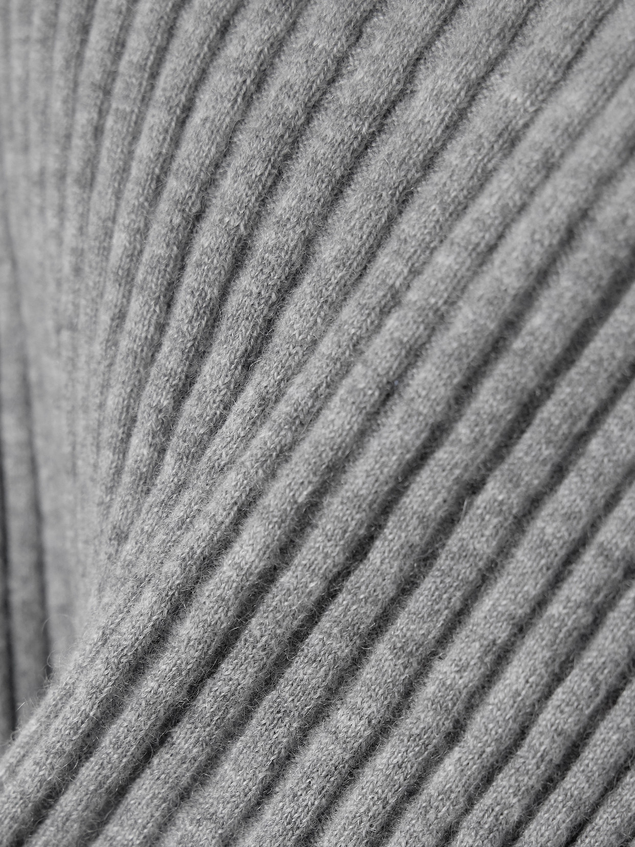 Ribbed Cashmere T-Shirt