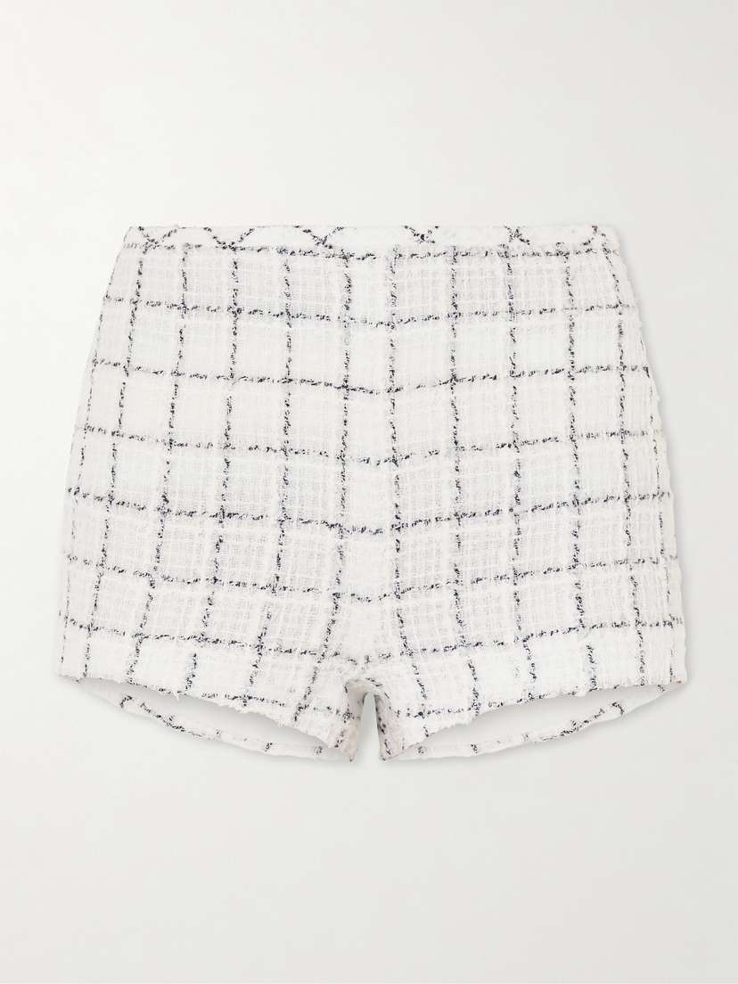 LIBEROWE Madeline Cotton-blend Tweed Straight-leg Shorts