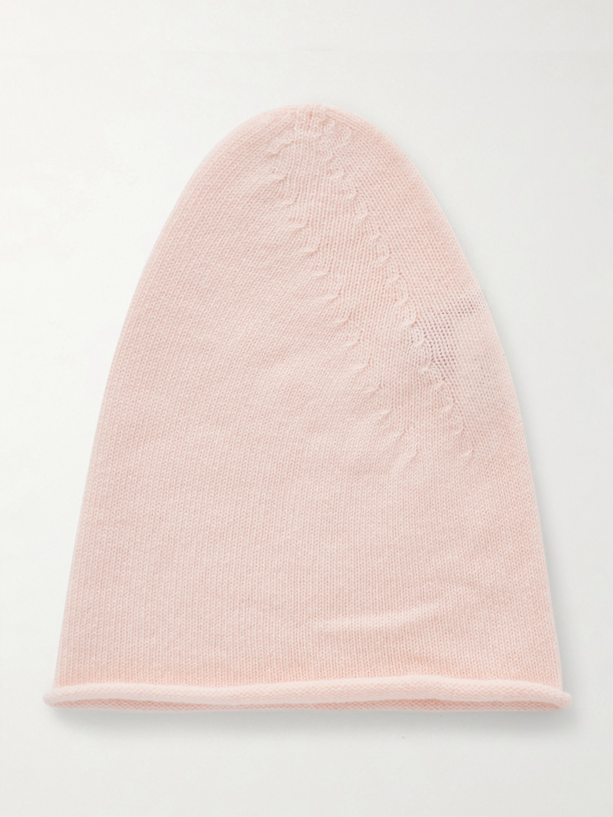 The Elder Statesman Stacked Cashmere Beanie In Pink