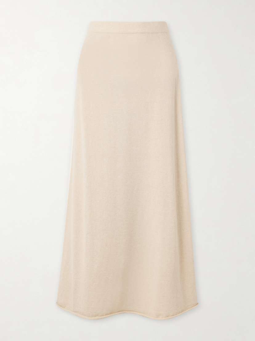 The Elder Statesman Cashmere Maxi Skirt