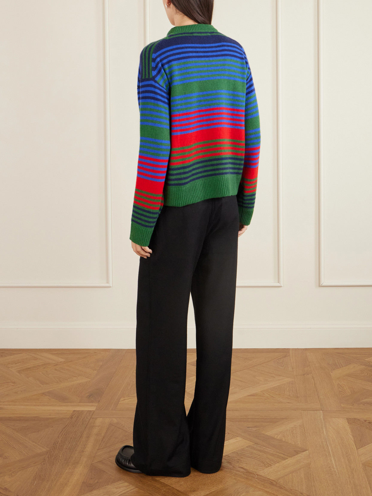 Dume Striped Cashmere Sweater