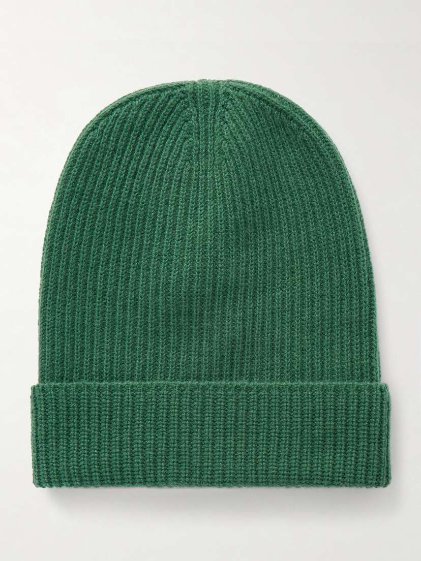 The Elder Statesman Statesman Ribbed Cashmere Beanie