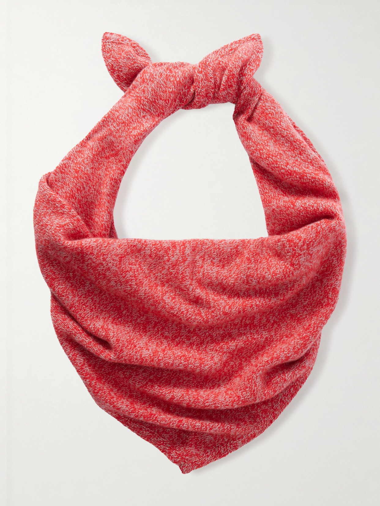 The Elder Statesman Cashmere Scarf In Red