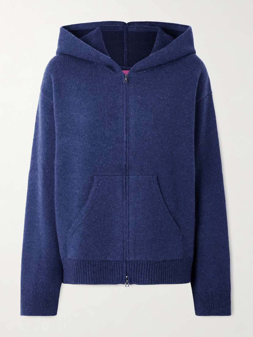 The Elder Statesman Canyon Cashmere Zip-up Hoodie