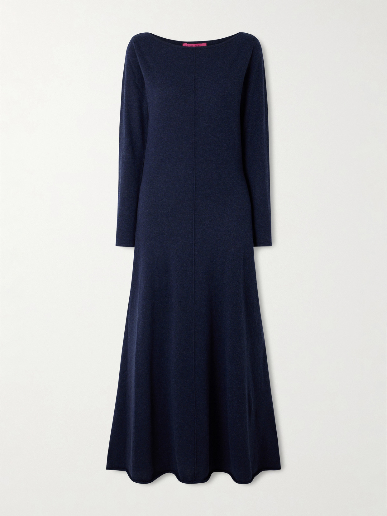 The Elder Statesman Cashmere Maxi Dress In Blue