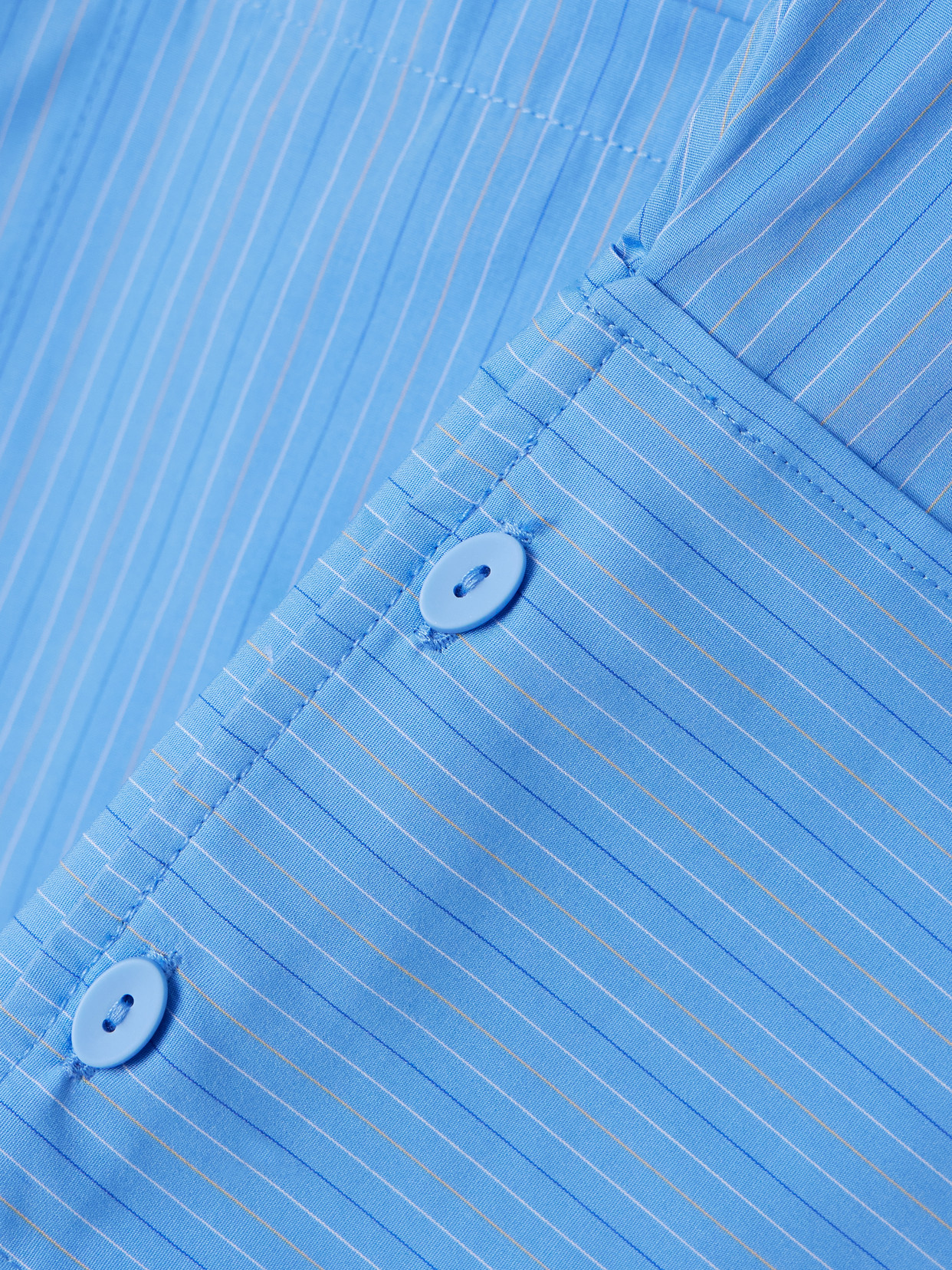 Clemente Oversized Pinstriped Organic Cotton-Poplin Shirt