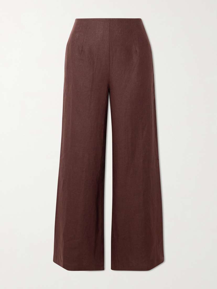 Faithfull Syna Linen Wide-leg Pants