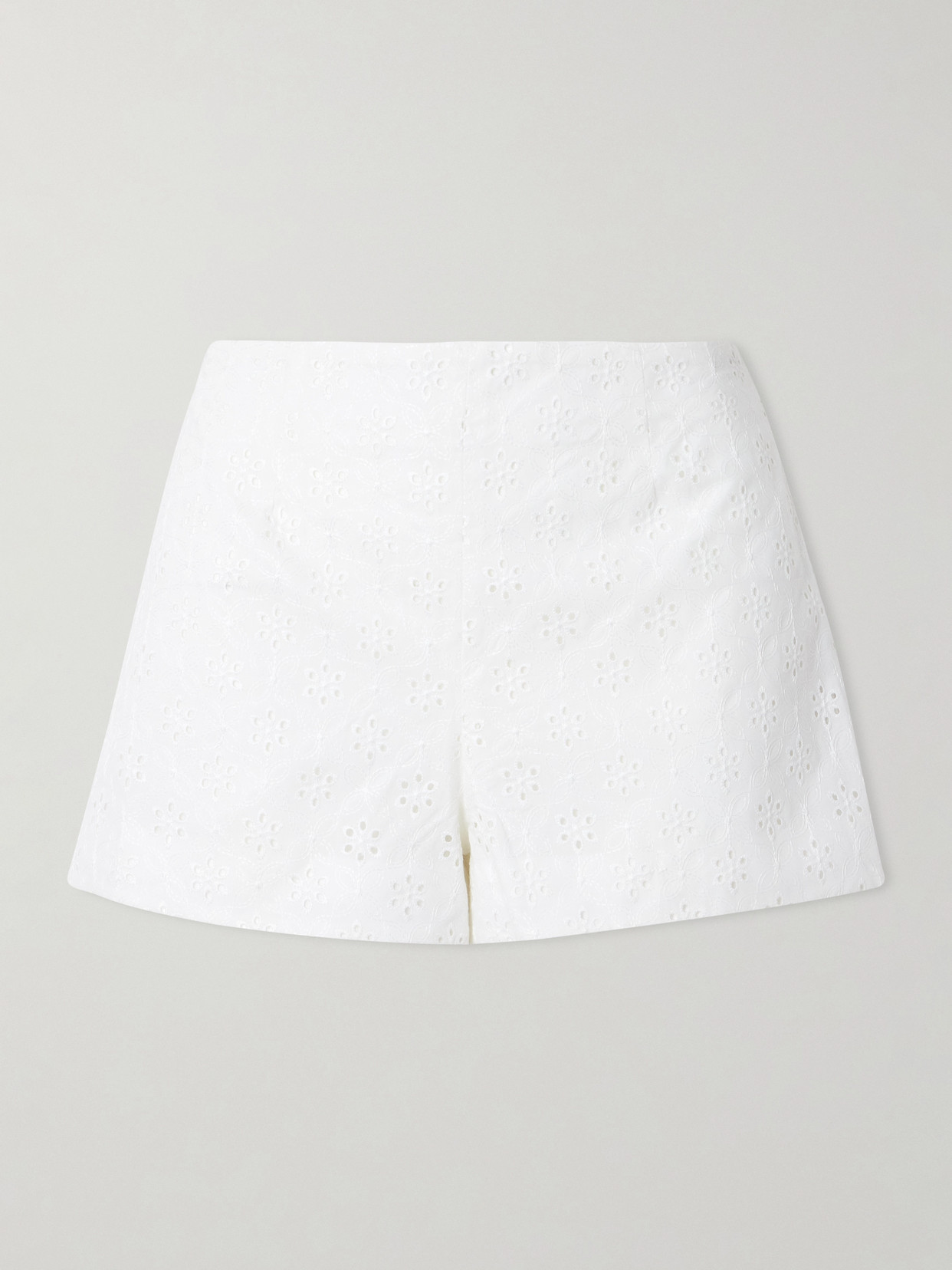 Faithfull Olivia Broderie Anglaise Shorts In White