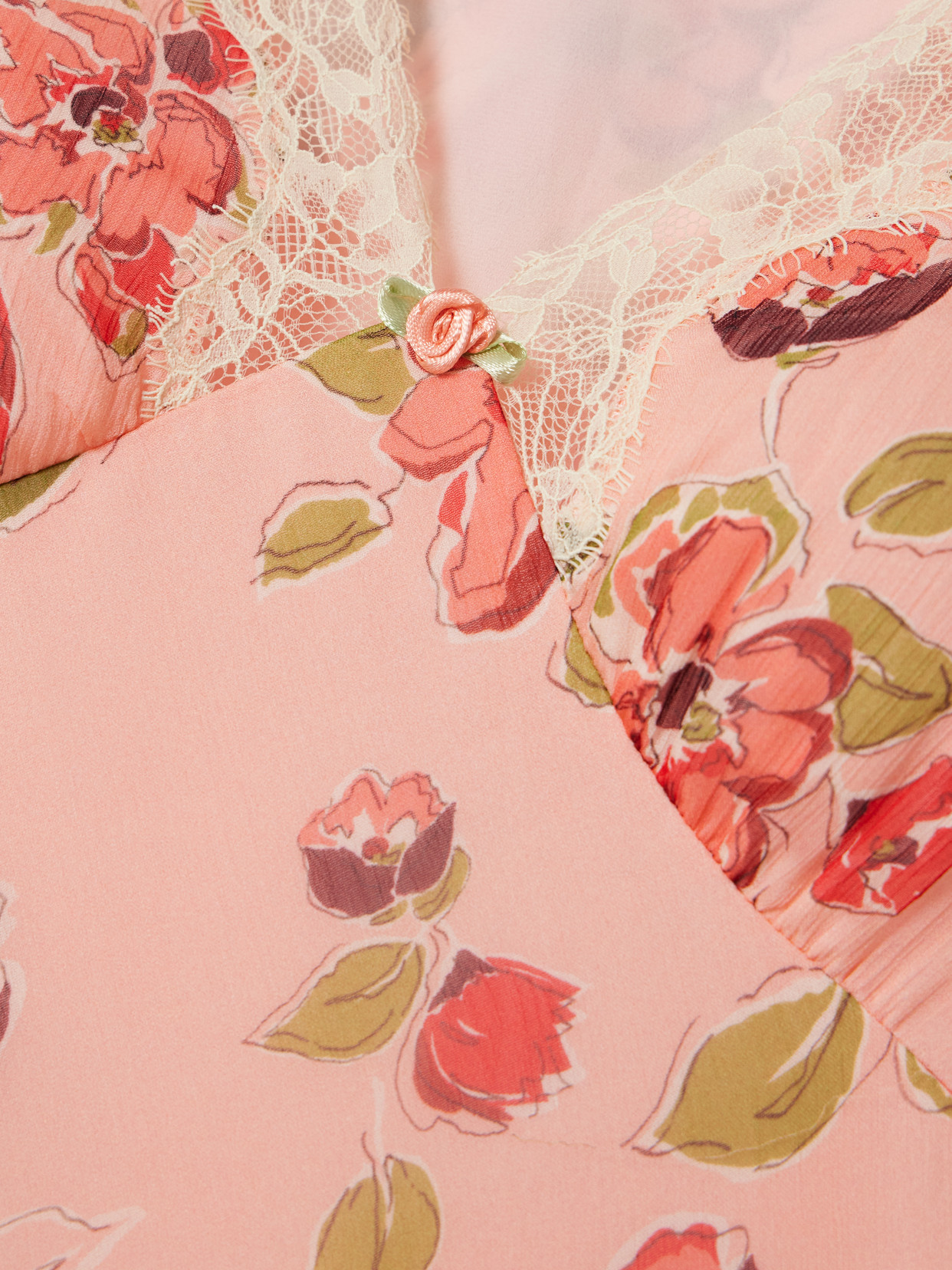 Rixo London Womens Kimmie Floral Pink Clarice Floral-print Chiffon Midi Dress In Multi