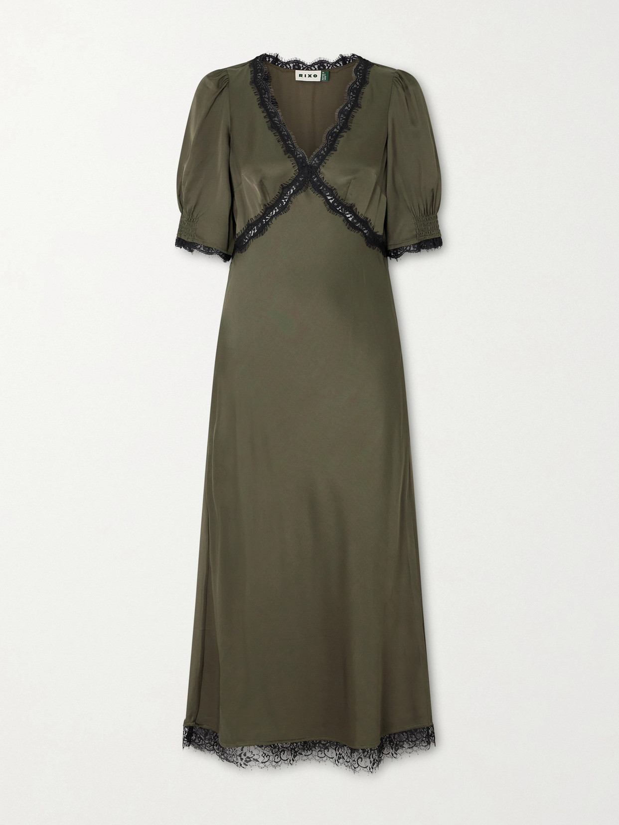 green rixo dress tania