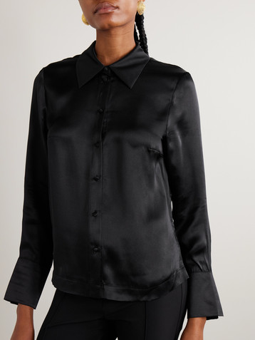 RIXO Havan silk shirt
