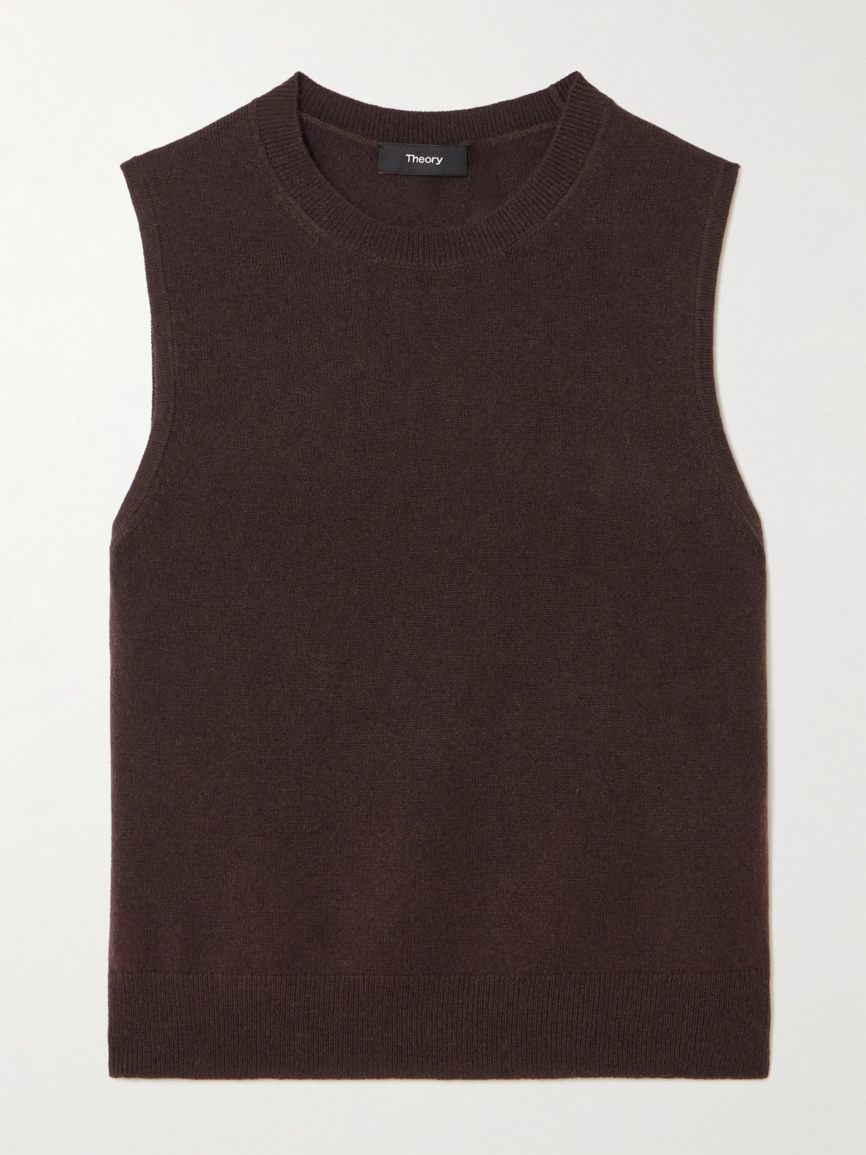 Theory Cashmere Tank In Brown