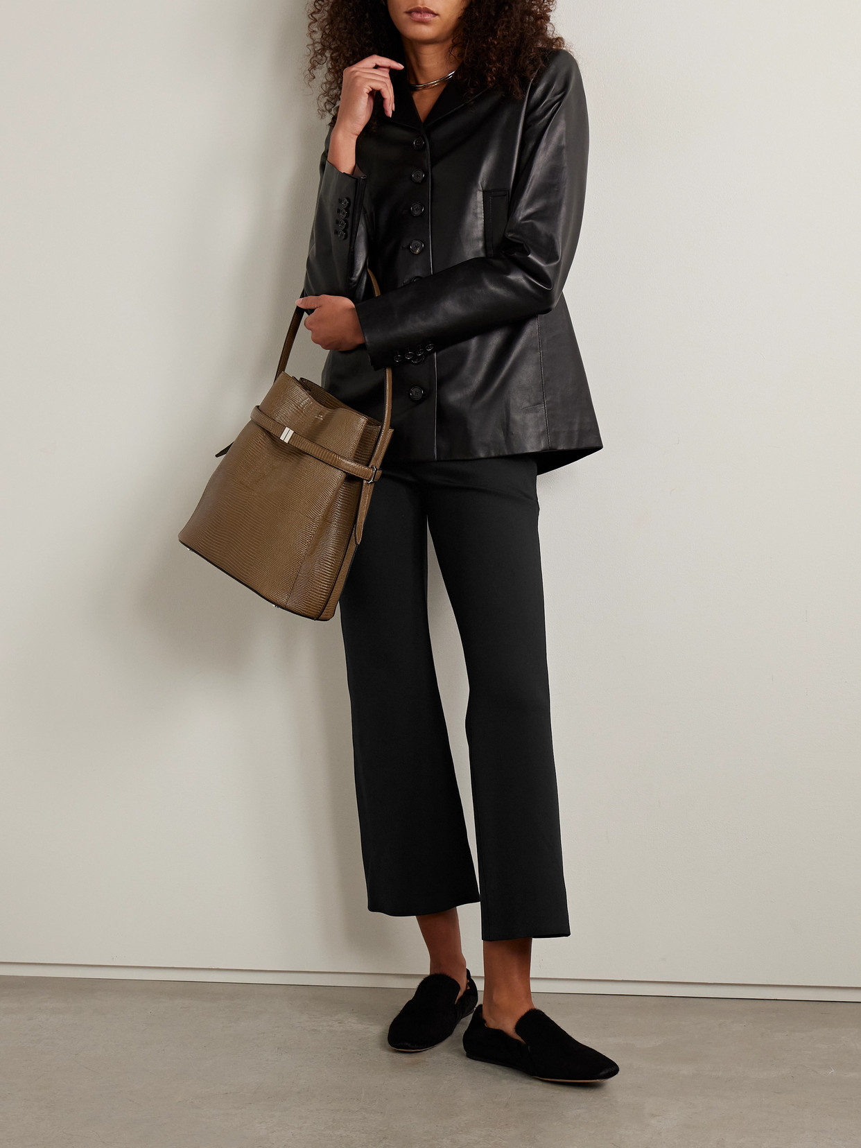 Theory Ponte Flared Pants In Black