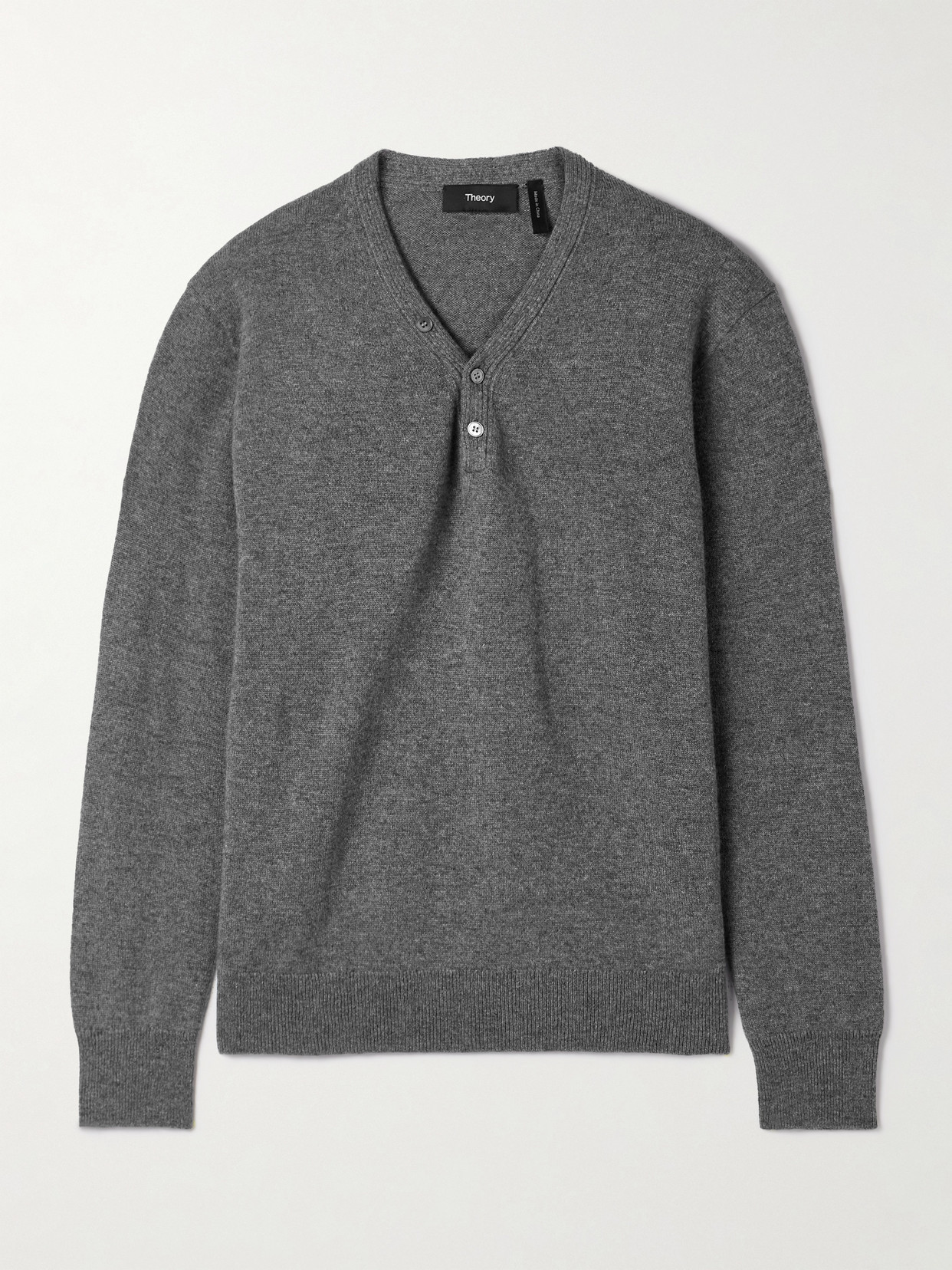 Theory Cashmere Sweater In Gray