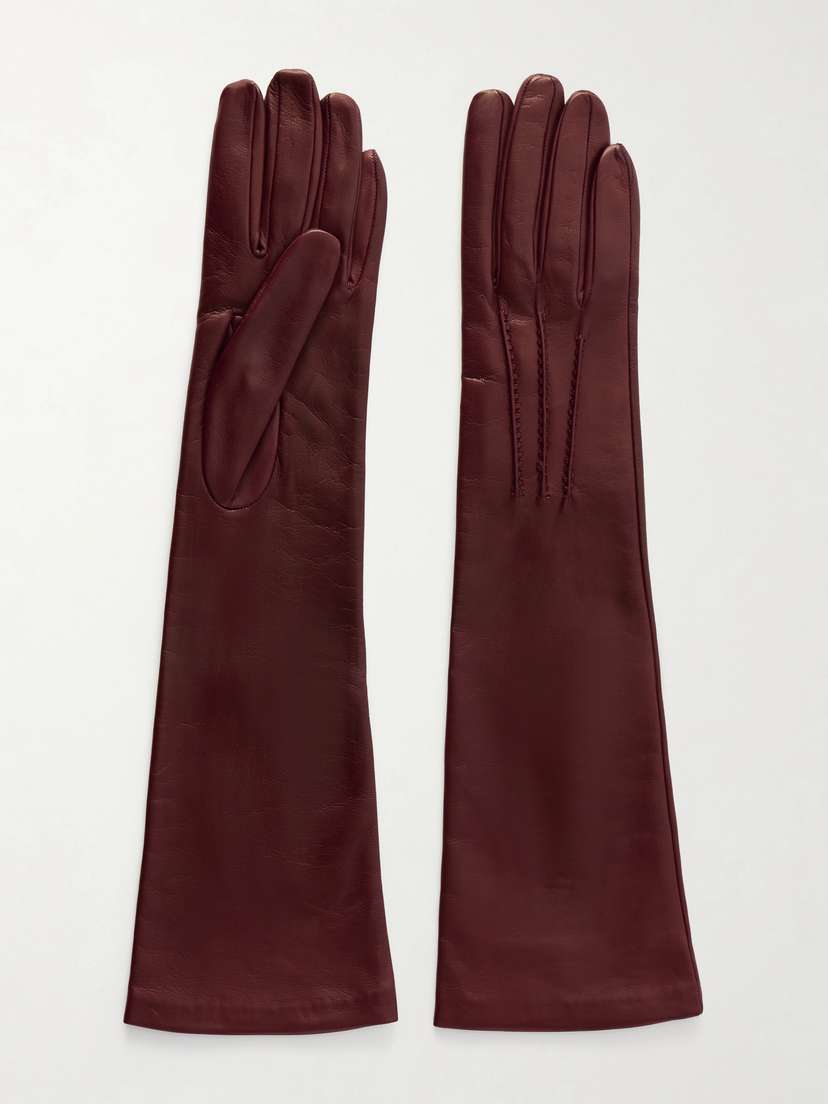 Nour Hammour Leather Gloves