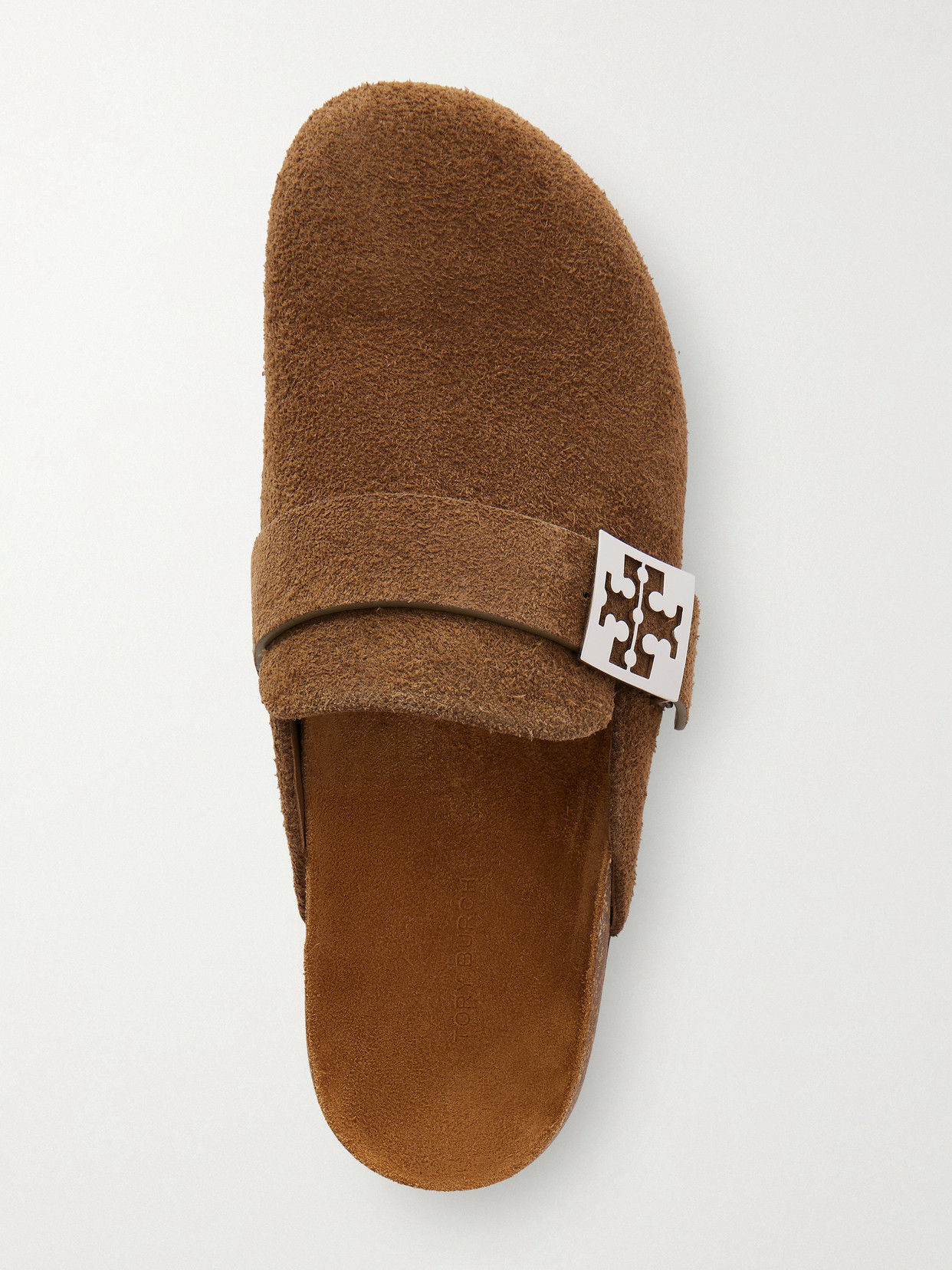 Mellow Embellished Suede Clogs