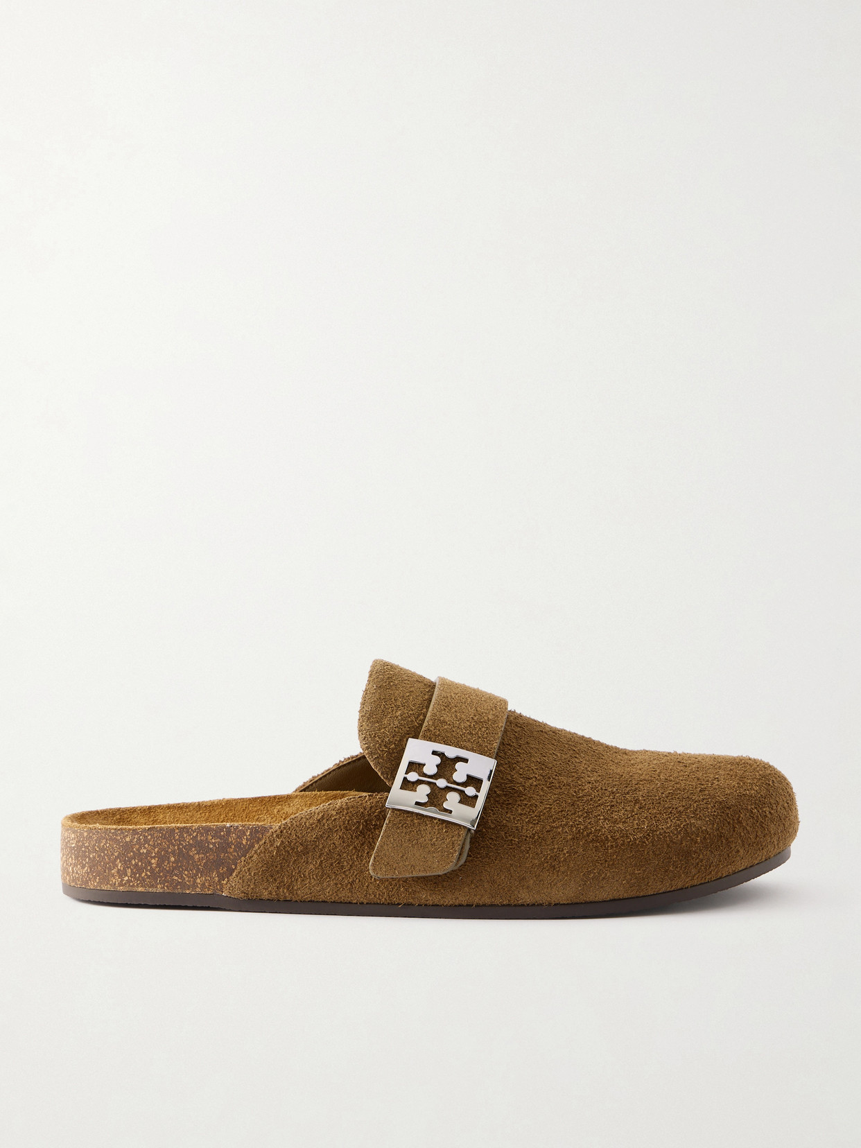 Mellow Embellished Suede Clogs