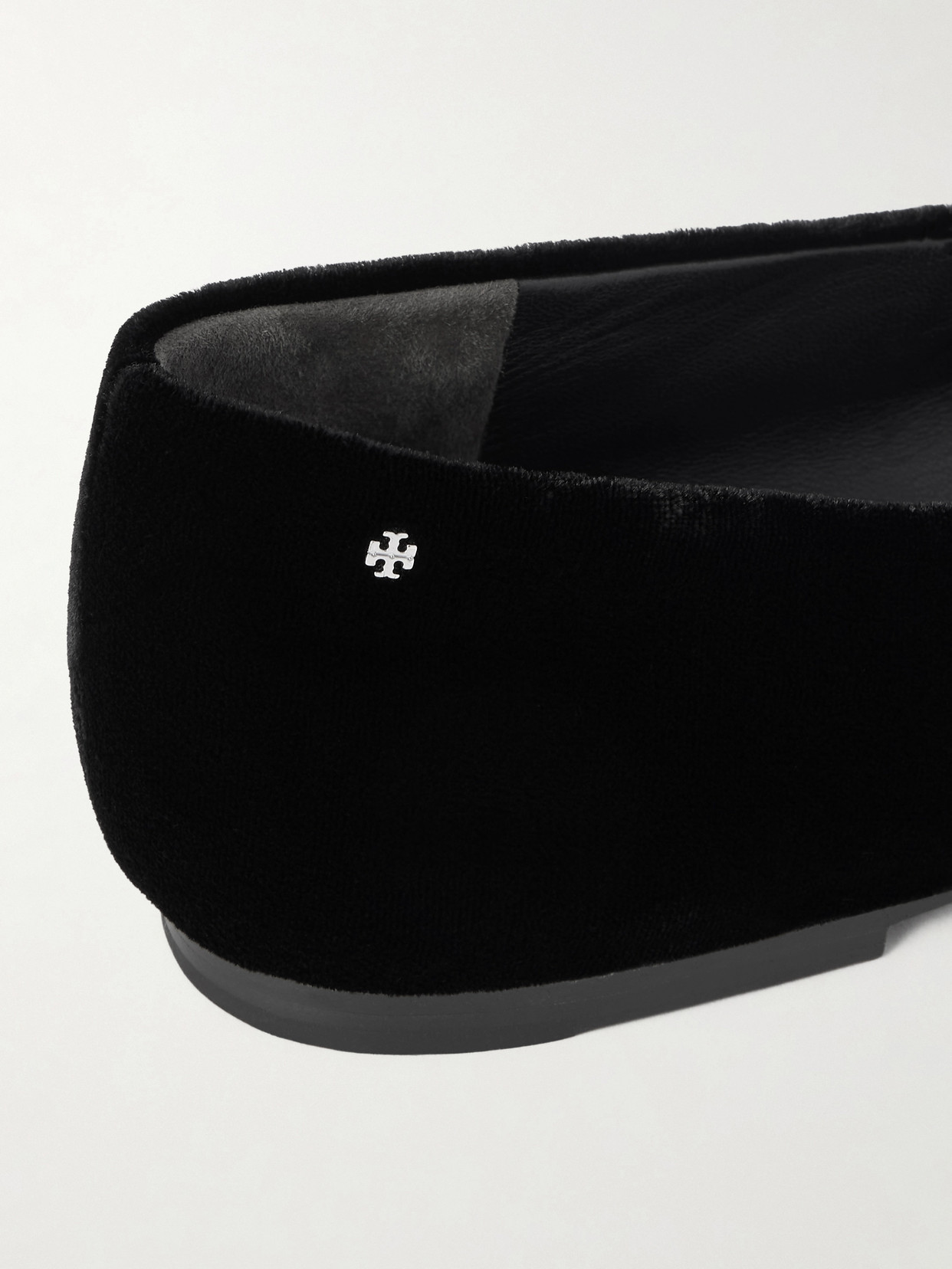 Velvet Mary Jane Ballet Flats