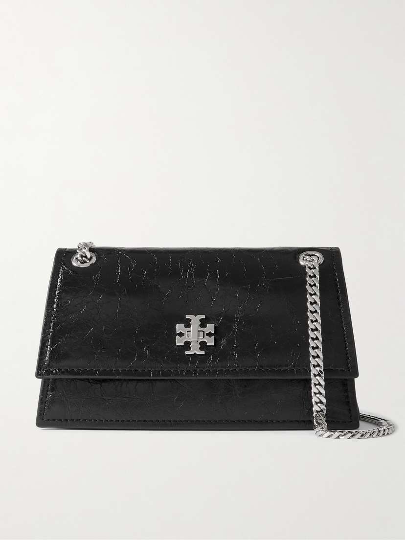 Tory Burch Kira Turnlock Mini Crinkled-leather Shoulder Bag