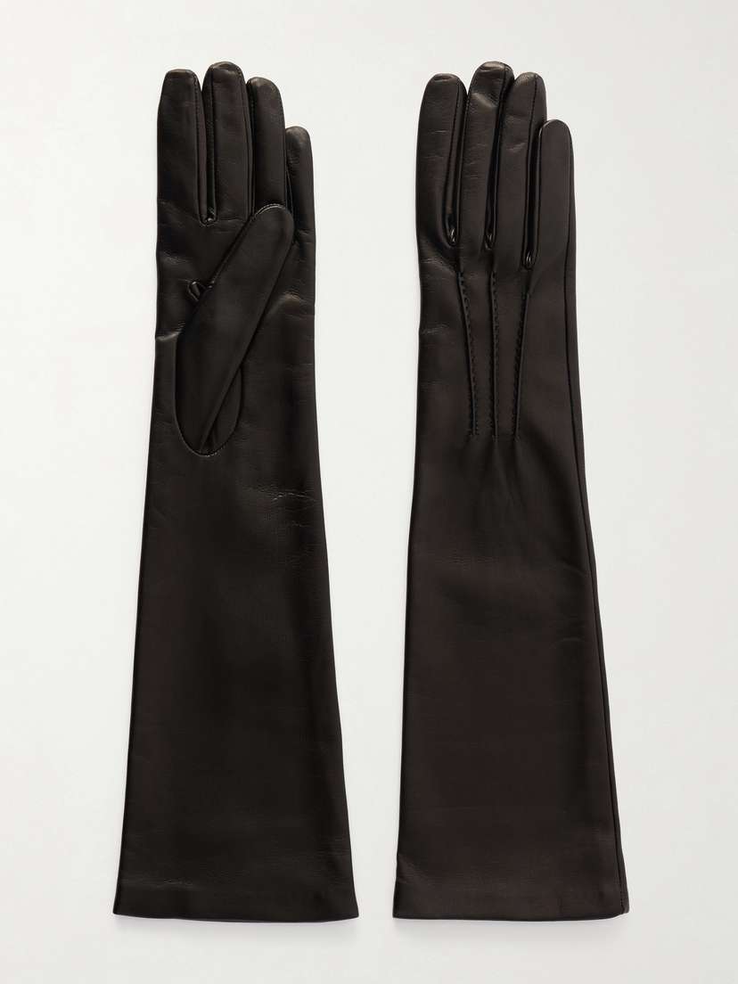 Nour Hammour Leather Gloves