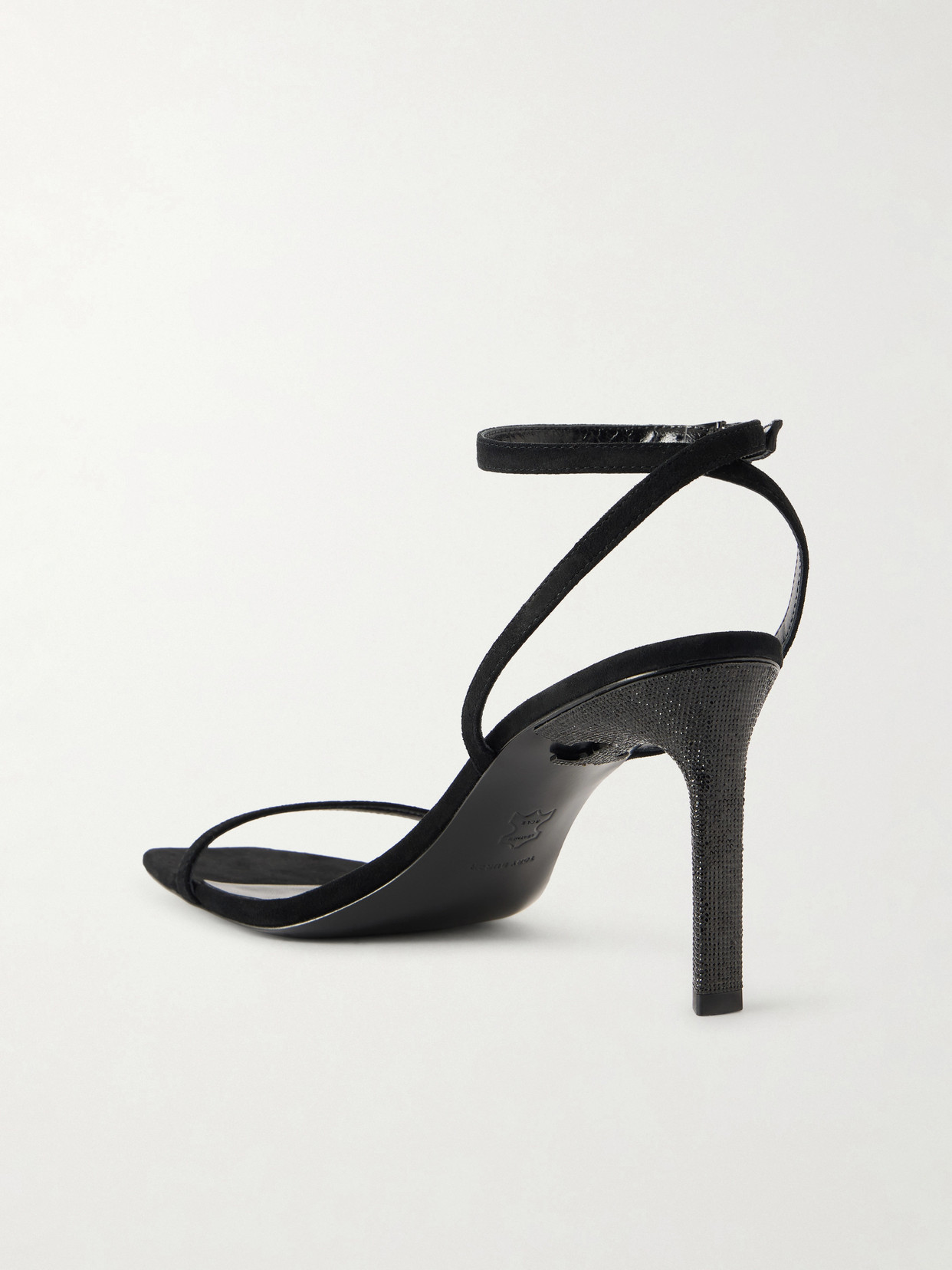 Crystal-Embellished Sandals