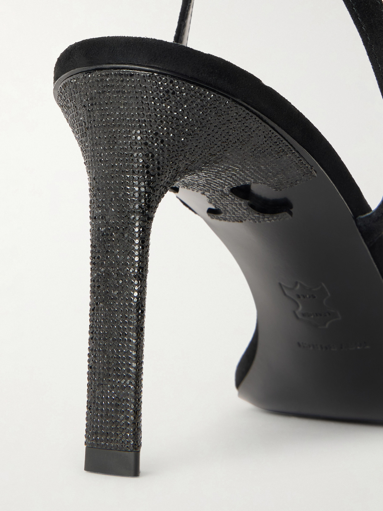 Crystal-Embellished Sandals
