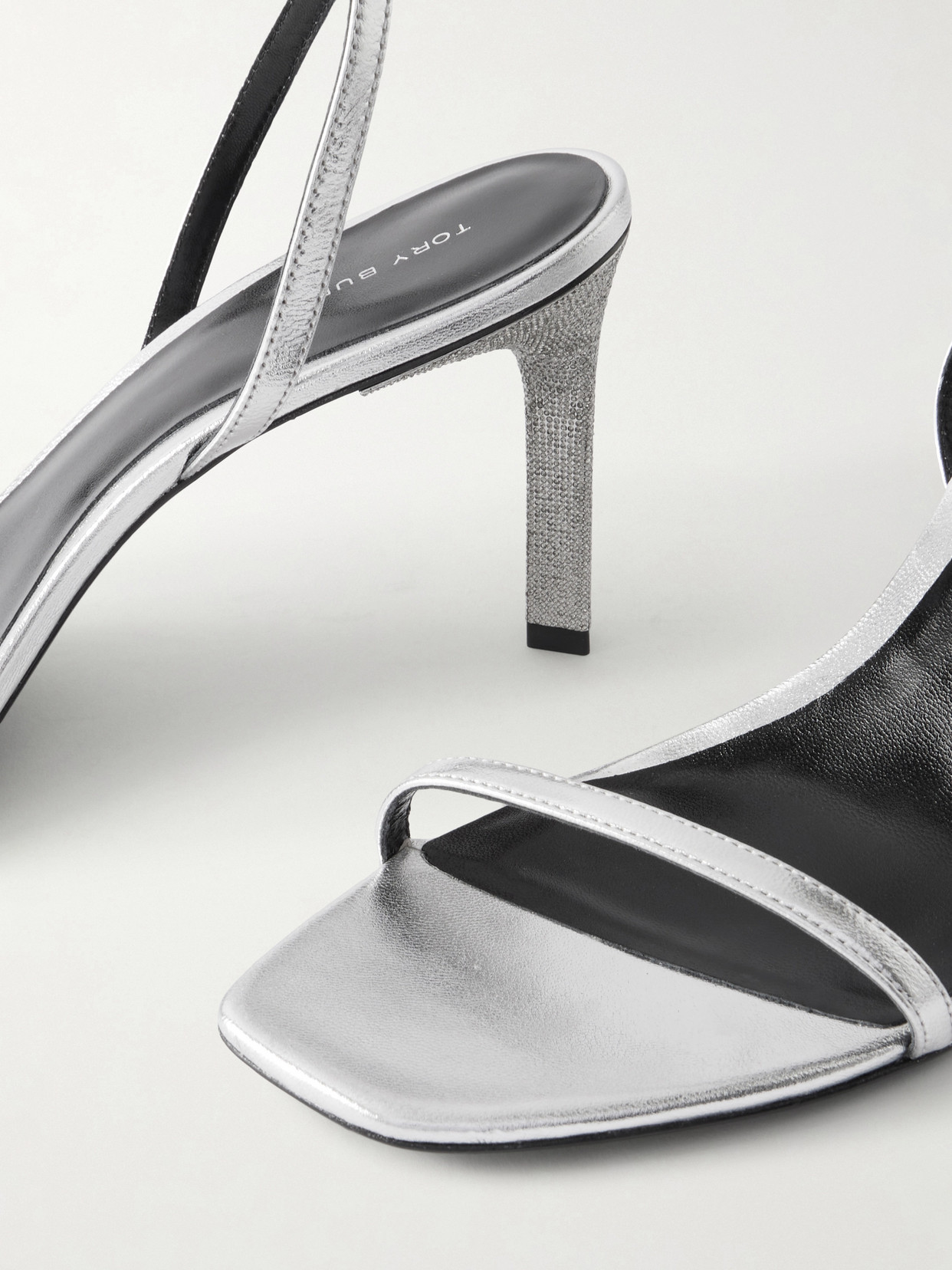 Crystal-Embellished Sandals