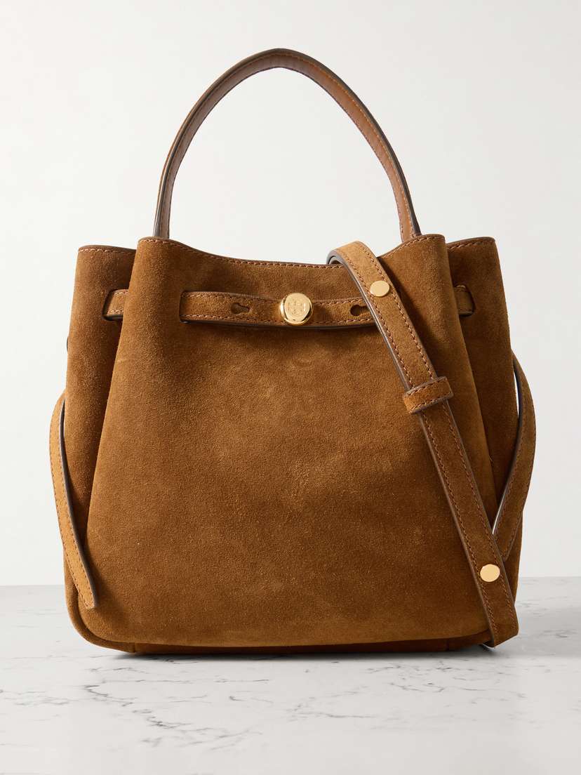 Tory Burch Romy Suede Bucket Bag