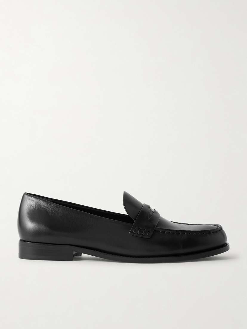 Tory Burch Leather Penny Loafers