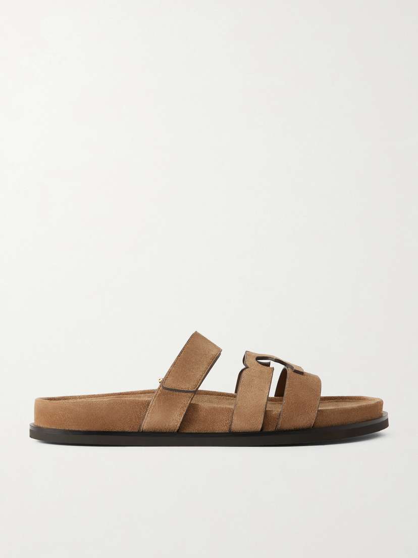 Tory Burch Ines Sport Suede Slides