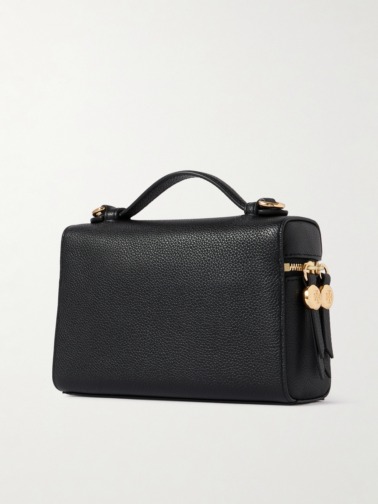 Tory Burch Mini Bags With Top Handle And Crossbody Strap In Black