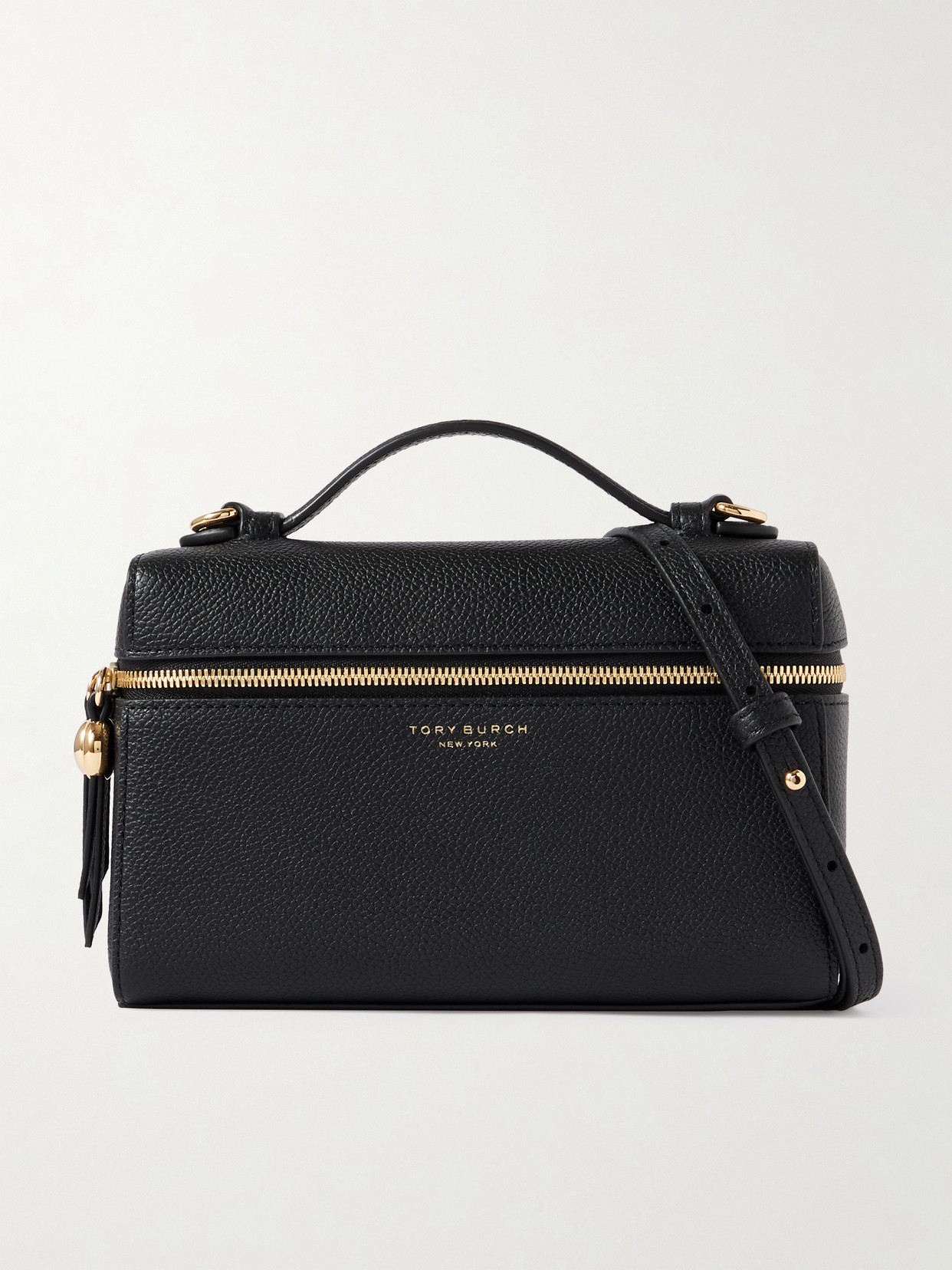 Tory Burch Mini Bags With Top Handle And Crossbody Strap In Black