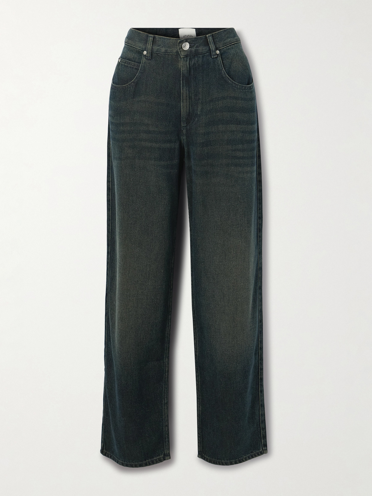 Isabel Marant Jenny High-rise Straight-leg Jeans In Blue