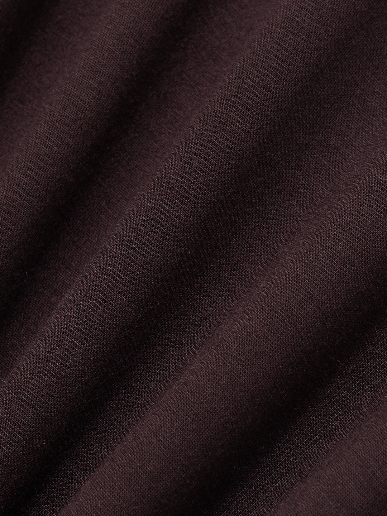 Éterne Stretch-modal Jersey Turtleneck Maxi Dress In Brown