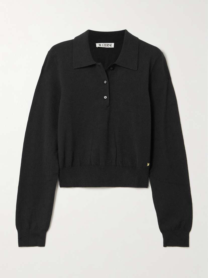 ÉTERNE Journey Cashmere Polo Shirt