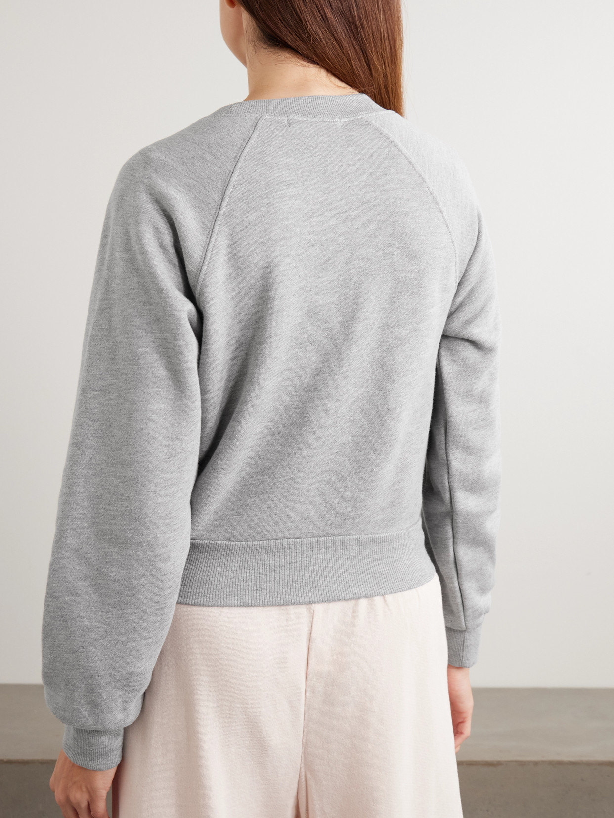 Éterne - Embroidered Cotton And Modal-Blend Jersey Sweatshirt