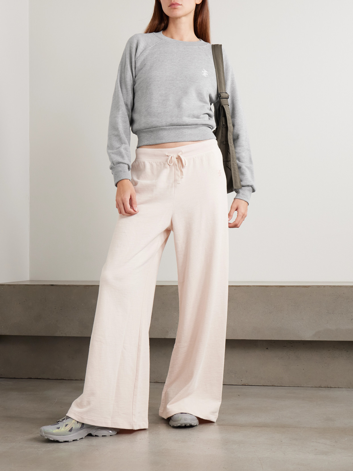Éterne - Embroidered Cotton And Modal-Blend Jersey Sweatshirt