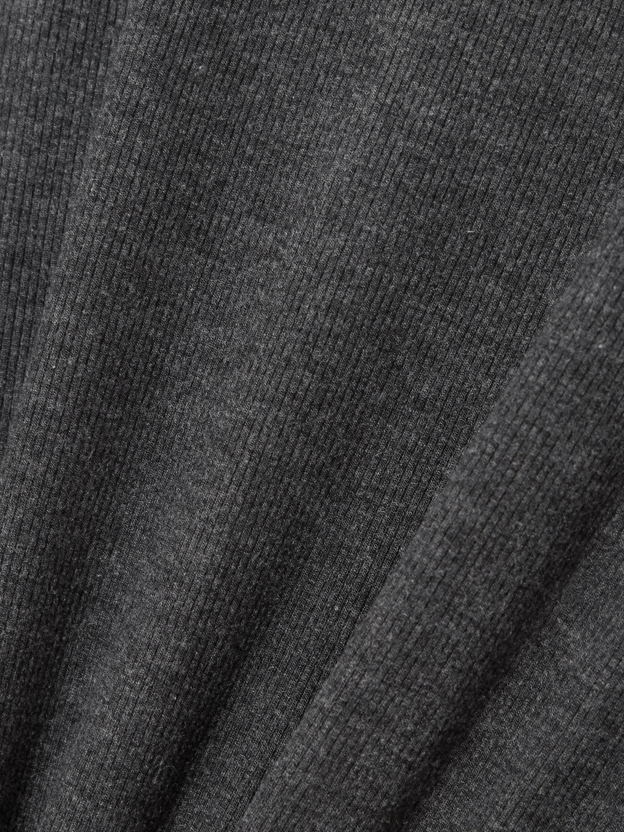 Éterne Ribbed Jersey Top In Gray