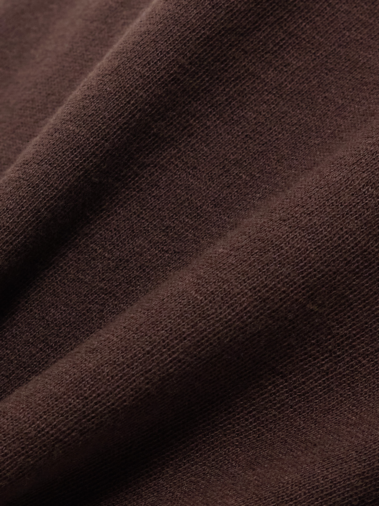 Éterne Wide-leg Cotton-jersey Sweatpants In Brown