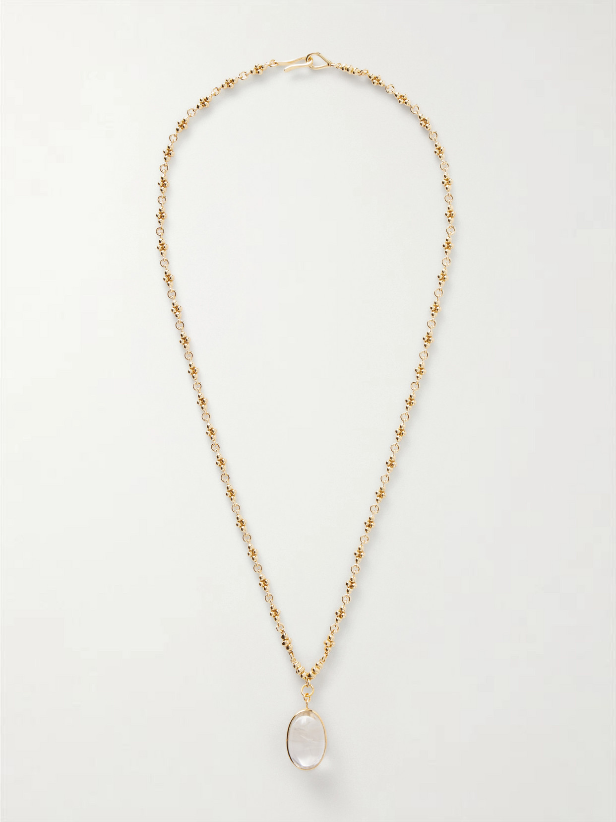 Tohum Rock Crystal Gold-plated Necklace