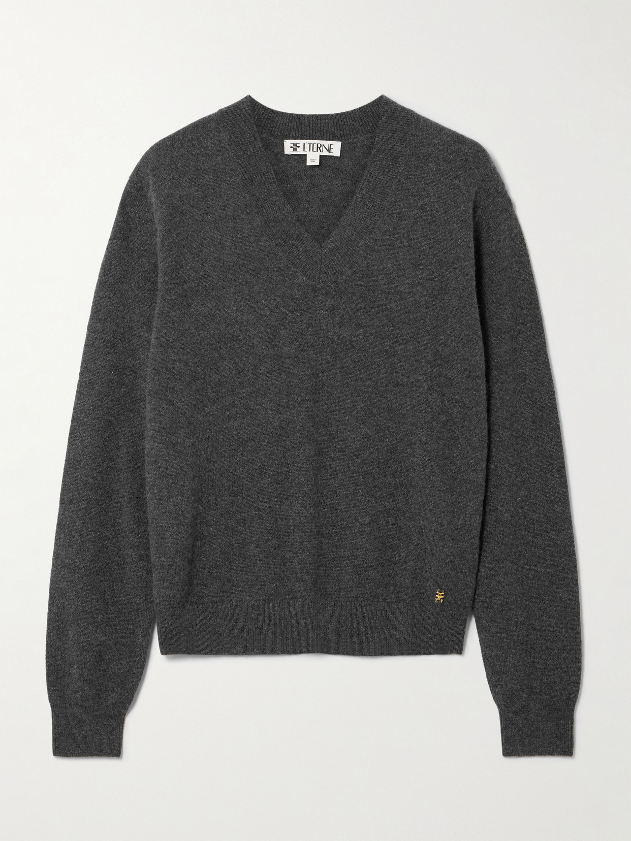 Éterne Lennox Cashmere Sweater In Gray
