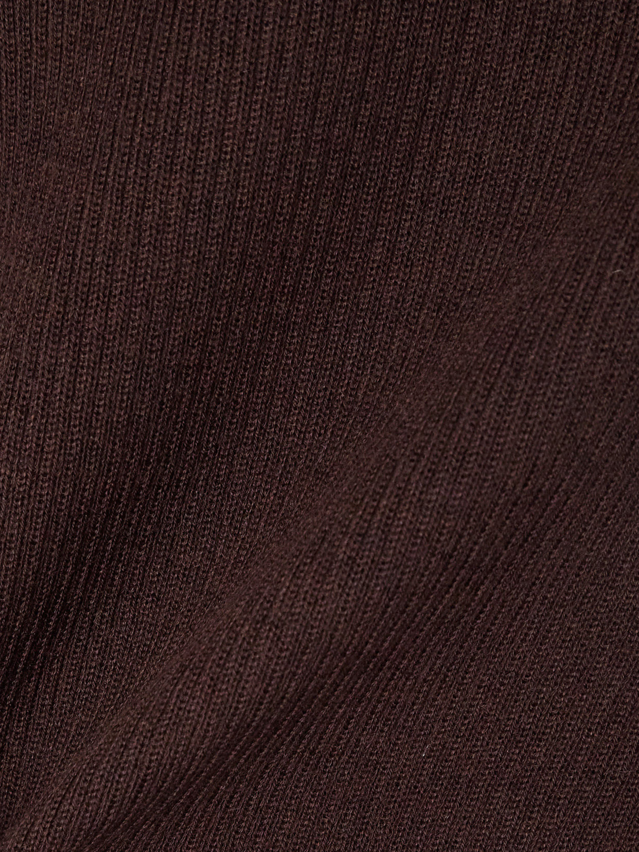 Éterne - Baby Tee Cropped Ribbed Cashmere T-Shirt