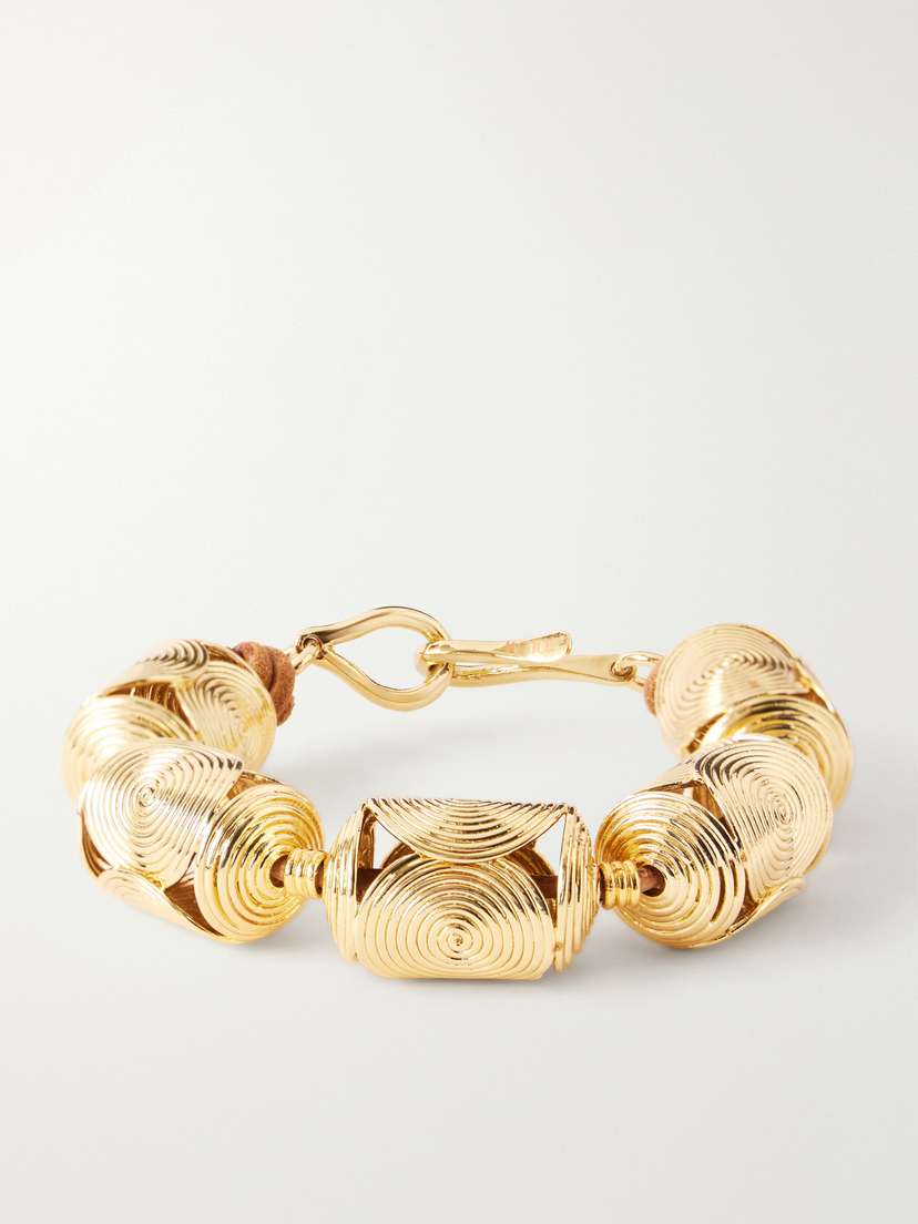 TOHUM Savanna Bantu Gold Plated-brass Bracelet
