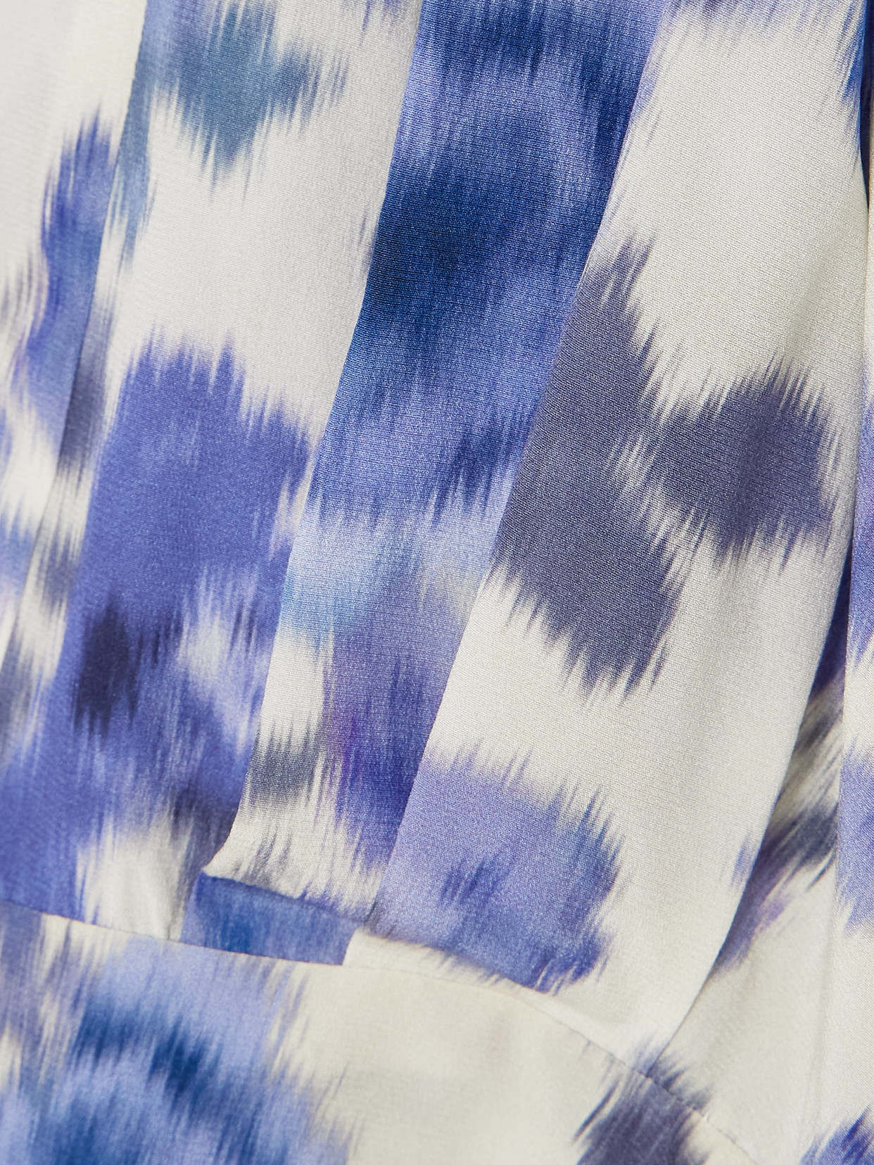 Zarga Pleated Floral-Print Silk-Blend Blouse