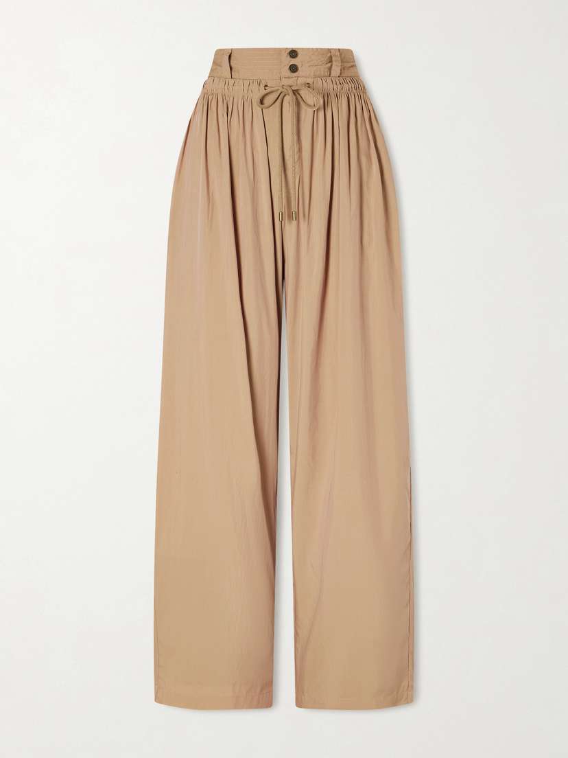 Isabel Marant Inaya Satin Wide-leg Pants
