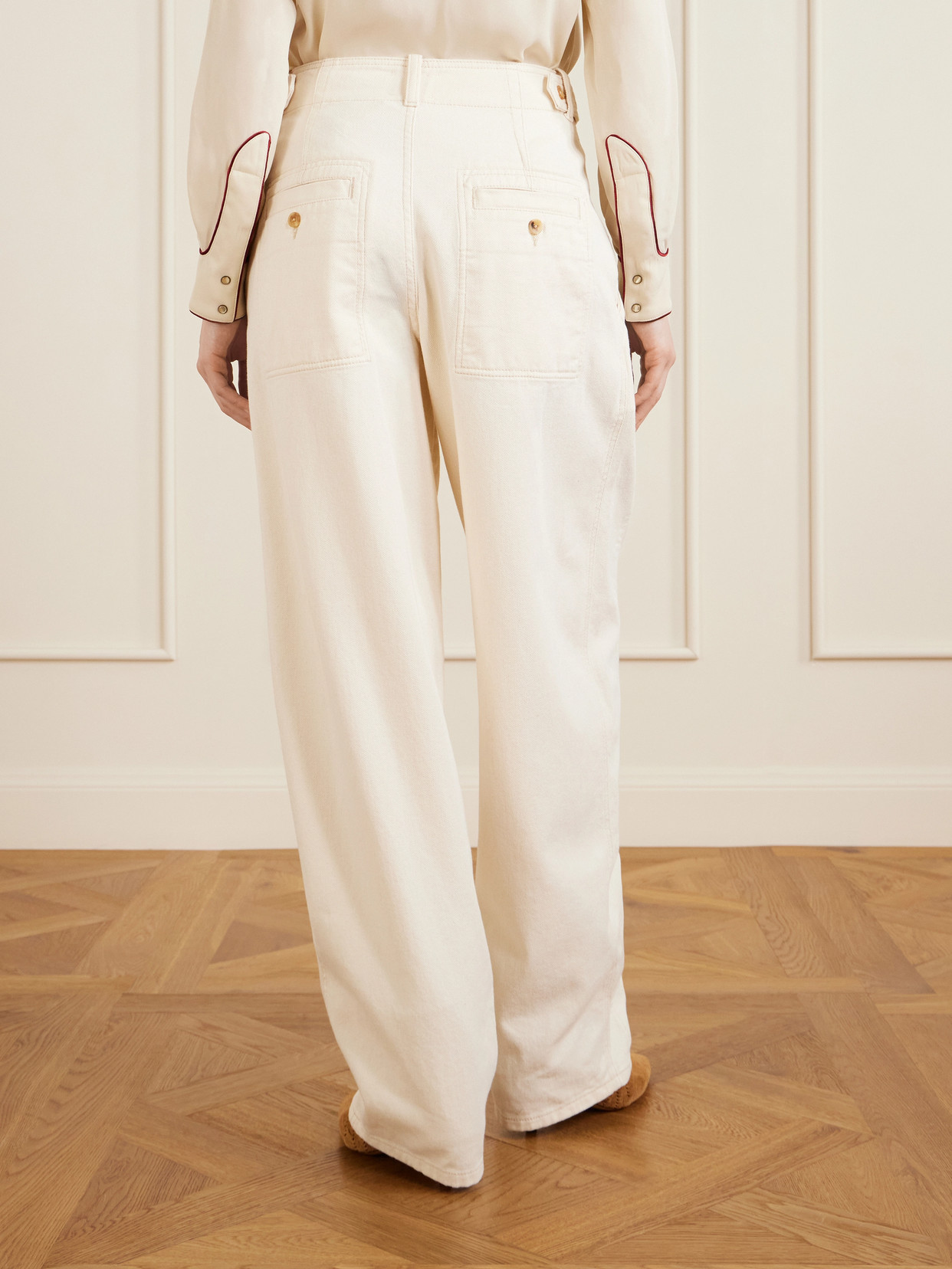 Ireme Embellished Wide- Leg