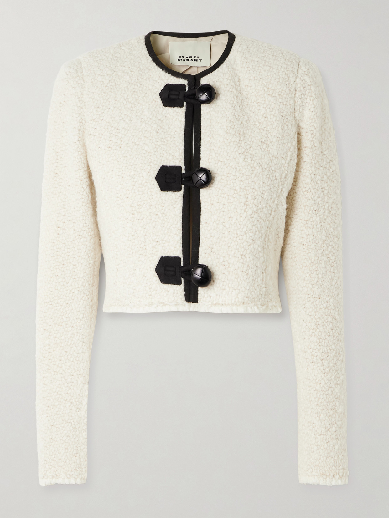 Isabel Marant Gradilia Fleece Jacket In White