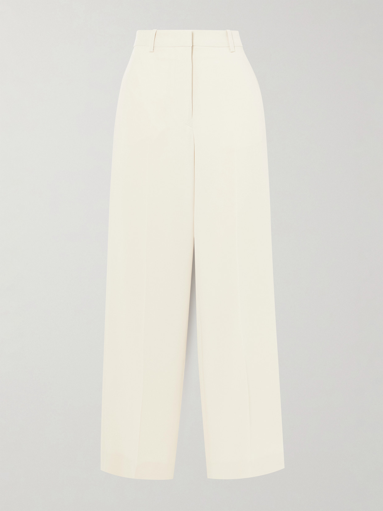 Isabel Marant Noanda Crepe Straight-leg Pants In Sand