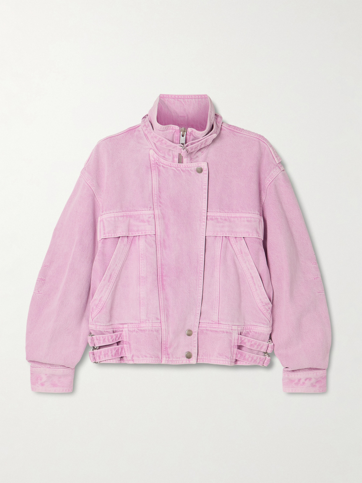 Isabel Marant Étoile Joseline Denim Jacket In Pink