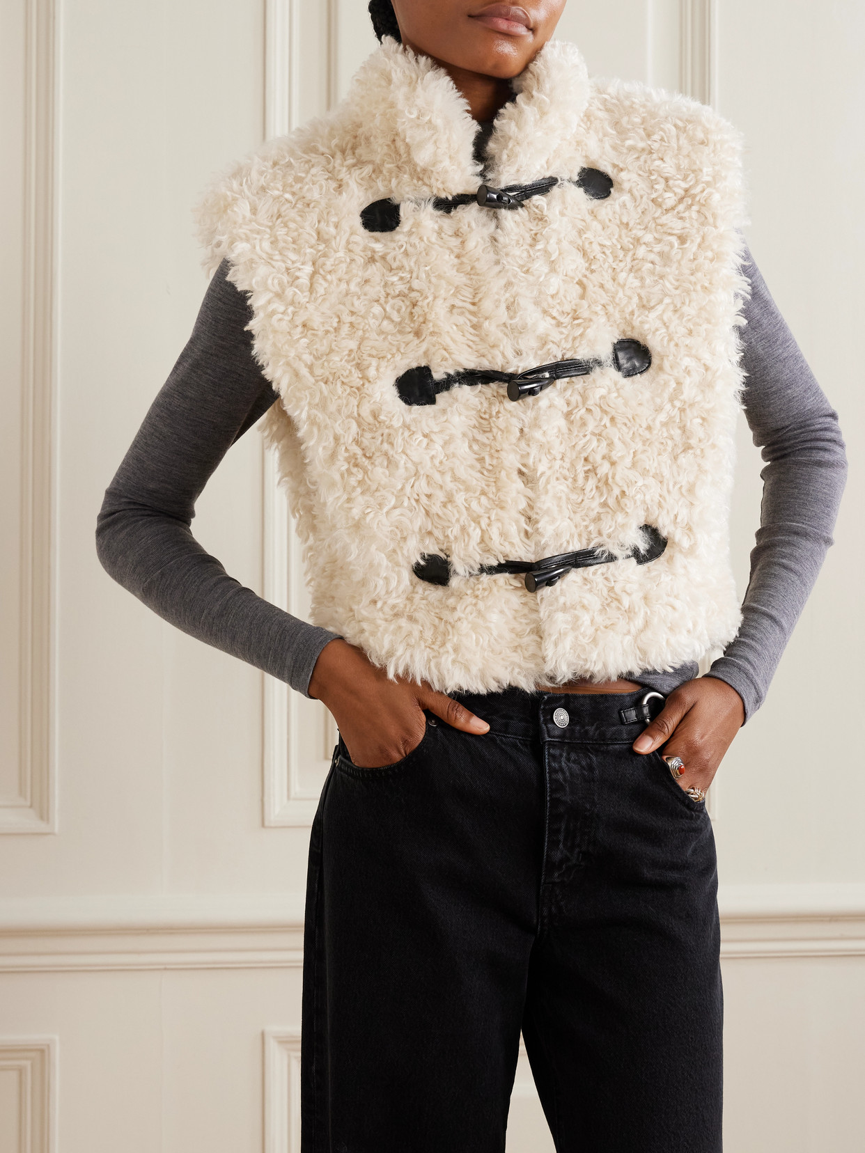 Isabel Marant Étoile Marant Etoile Alisa Vest In Neutral